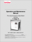 Tuttnauer T-Edge 10 Autoclave  Tuttnauer T-Edge 10 Operators Manual